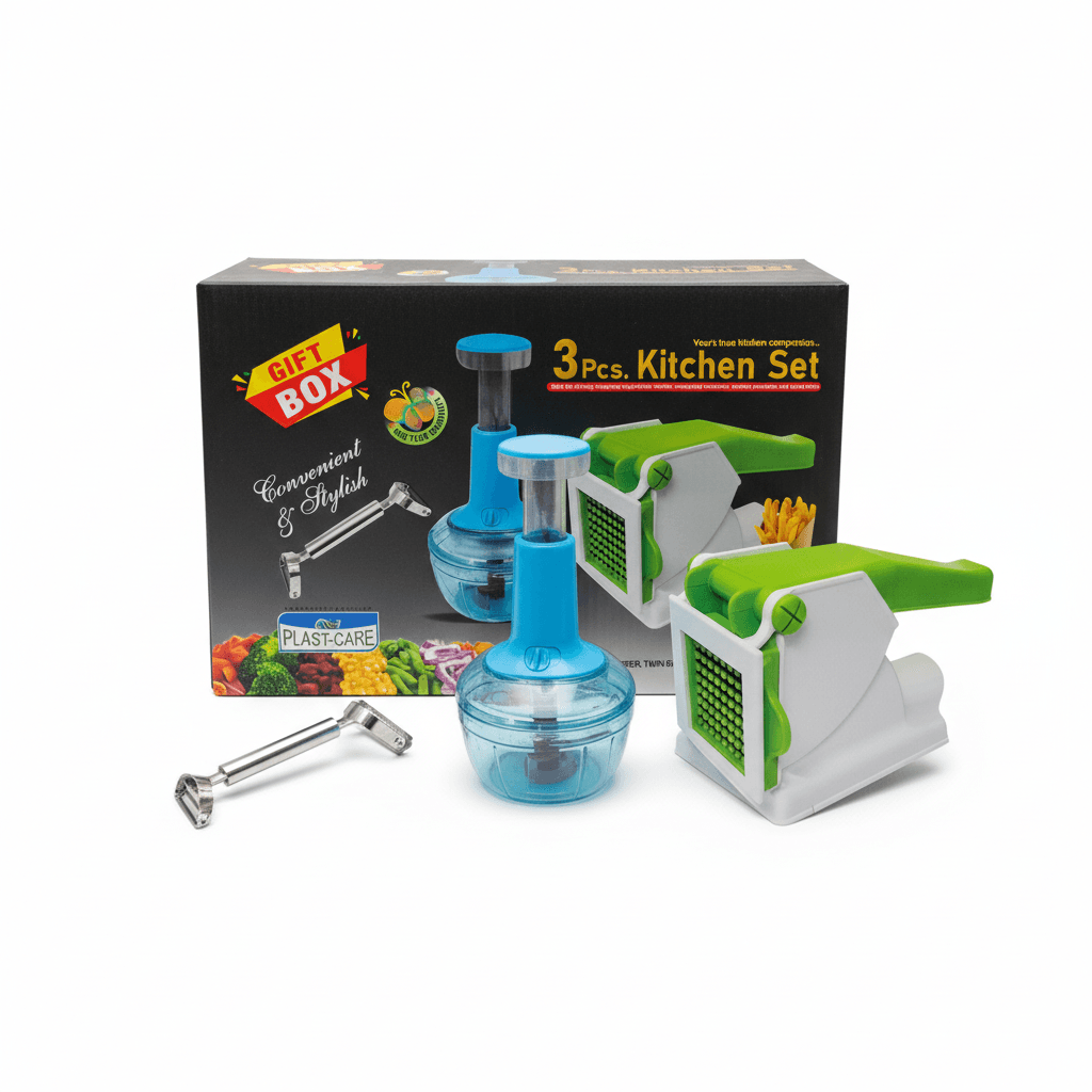 3 Pcs Manual Kitchen Tool Set